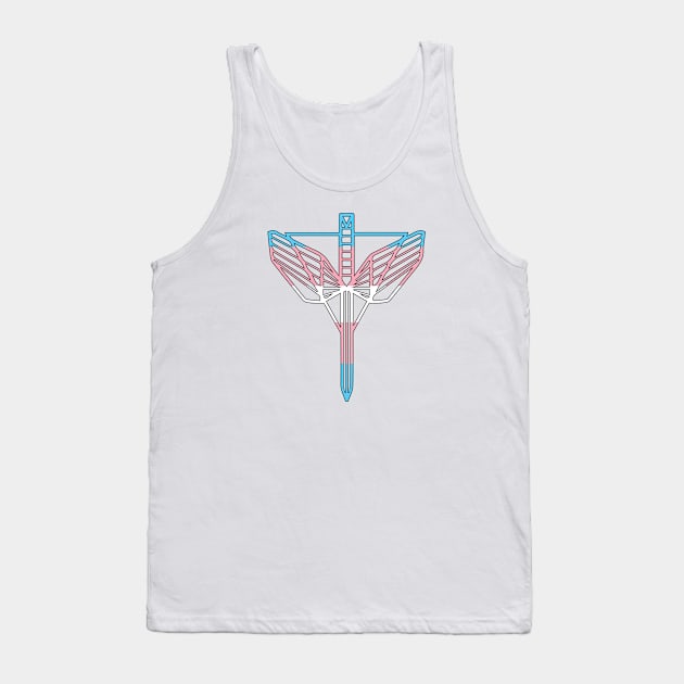 The Shield Symbol (Transgender) - Wynonna Earp Tank Top by Queerdelion